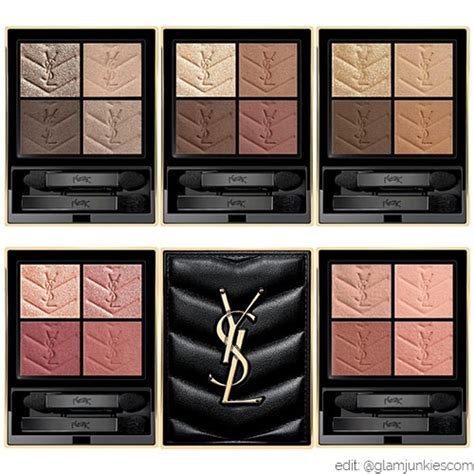 yves saint laurent couture palette swatches|yves st laurent mini clutch.